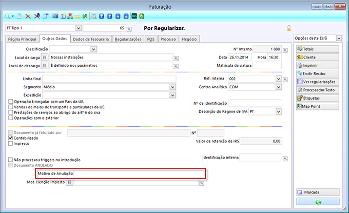 Como anexar um documento em um CPA no ERP Voalle 