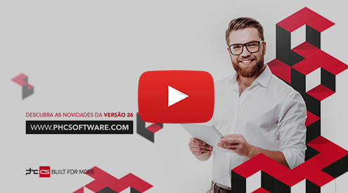 Novidades da versão 26 PHC CS